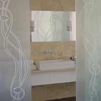 Glasväggar Master Bathroom